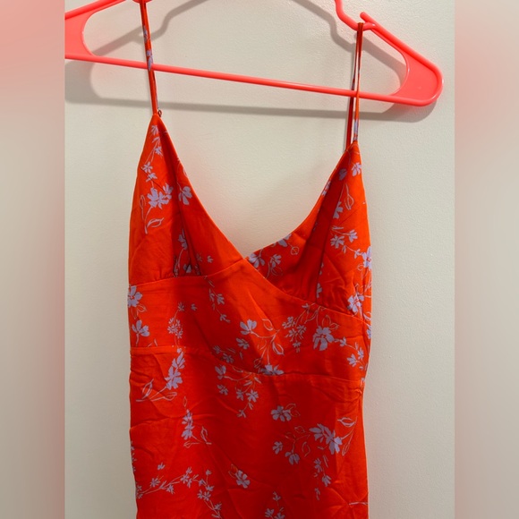 NICHOLAS Red Triangle Top Slip Dress - Picture 4 of 14